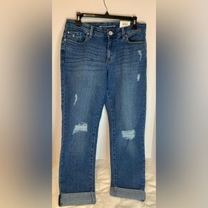 NWT INC International women's denim jean's size 8, color- portside wash